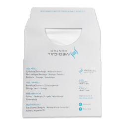 Busta per referti con tasca per cd/dvd